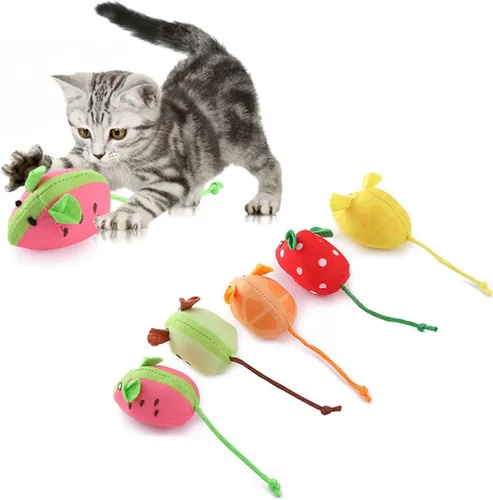 Miniatura 2 de Juguetes interactivos de ratones para gatos con hierba gatera, juguete interactivo para gatos adultos de interior, gatito, gatito, bebé, gato