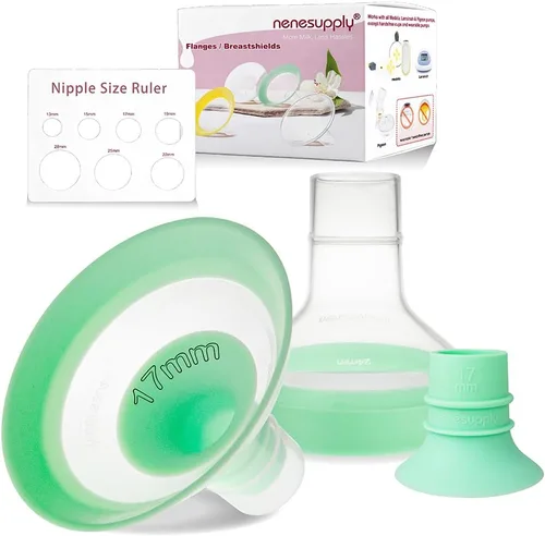 Miniatura 32 de Nenesupply Brida suave de 19mm compatible con piezas de extractor de leche Medela, repuesto de brida de 19mm para accesorios Medela compatibles