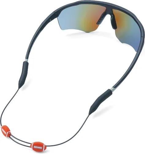 Pilotfish Correa para lentes de sol para niños, soporte ajustable para lentes de sol sin cola para niños y niñas Fútbol