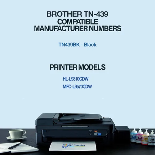Miniatura 2 de AZ SUPPLIES Cartucho de tóner compatible de repuesto para Brother TN439 de alto rendimiento TN439BK TN439C TN439M TN439Y HL-L9310CDW MFC-L9570CDW