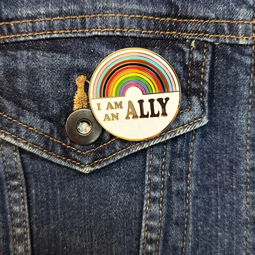 Miniatura 2 de Arturbo Bandera del Orgullo LGBTQ - Broches de solapa esmaltados de arco iris, insignias divertidas para ropa, bolsas, mochilas, sombreros
