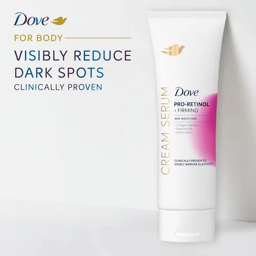 Miniatura 15 de Dove Suero Crema Pro-Retinol + Reafirmante para Elasticidad y Firmeza, con Péptidos de Colágeno, Niacinamida y Antioxidantes, Loción, 8 oz