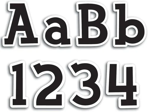 Miniatura 7 de CTP Café (Core Décor) Letras perforadas para el aula - Suministros esenciales para la escuela en casa - Los mejores suministros de regreso a clases