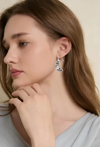 Miniatura 22 de Forget-Me-Not and Queen Anne's Lace Pressed Wildflower Earrings Pressed Flower Earrings Handmade Drop and Dangle Earrings Gift for Woman