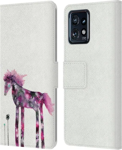 Miniatura 21 de Head Case Designs Officially Licensed Wyanne Quiet Creative Animals 2 Leather Book Wallet Case Cover Compatible with Motorola Moto Edge 40 Pro