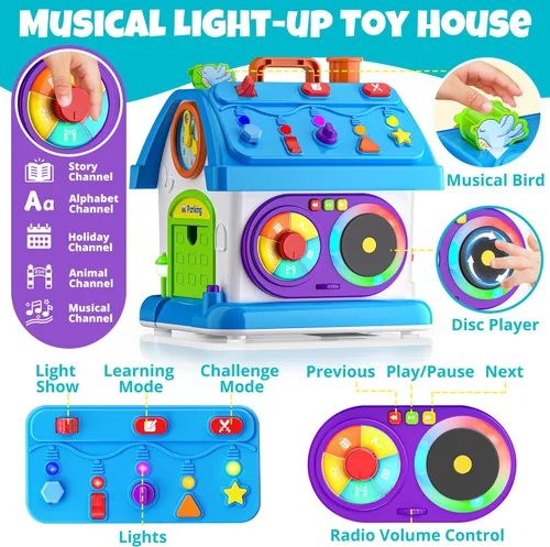 Miniatura 2 de Hurdaos Juguetes Montessori para bebés de 1 año. Regalos para niños y niñas, primer cumpleaños para niños y niñas de un año, primer regalo, juguete
