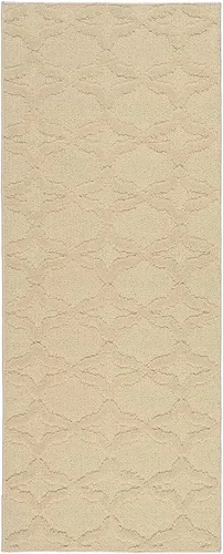 Miniatura 38 de Garland Rug Sparta - Alfombra antideslizante de polipropileno de 2 pies x 12 pies, color negro, ideal para salas de estar y pasillos, elegante