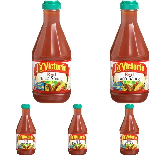 Miniatura 8 de Salsa para Tacos Roja La Victoria, Suave, 15 Onzas