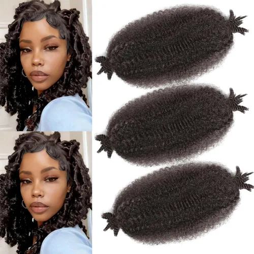 Miniatura 50 de Marley Twist - Cabello trenzado de 10 pulgadas, cabello trenzado preseparado y afro trenzado, 8 paquetes para rastas sintéticas desgastadas