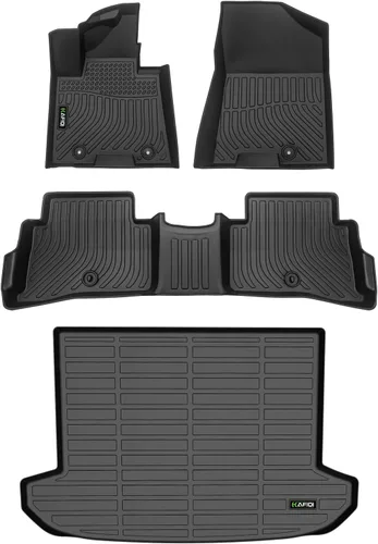 Miniatura 38 de Alfombrillas y revestimiento para maletero para Jeep Grand Cherokee L 2021-2025 (6 pasajeros, sin consola central) con respaldo, revestimientos
