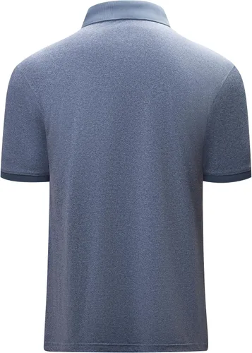 Miniatura 70 de V VALANCH Polo de golf de manga corta para hombre, estilo casual, con cuello que absorbe la humedad
