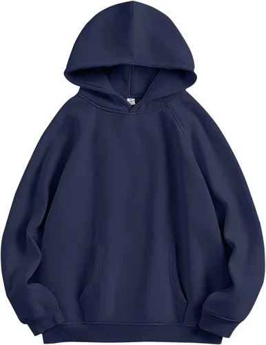 Miniatura 125 de ANRABESS - Sudaderas con capucha para mujer, sobre talla, de vellón de manga larga, modelo de 2024, para otoño