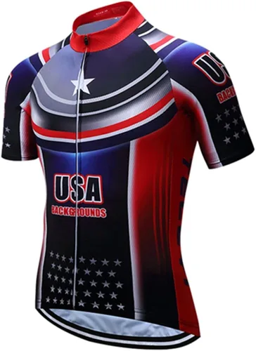 Miniatura 4 de Shenshan - Conjunto de camiseta de ciclismo de manga corta para hombre