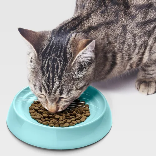 Miniatura 8 de CatGuru - Tazón para comida de gato, alivia la fatiga de los bigotes, plato ancho para gato, tazones antideslizantes para gatos, tazones poco