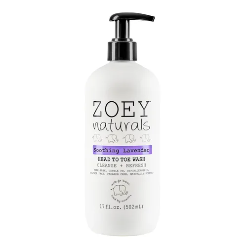 Miniatura 8 de Zoey Naturals Sweet Citrus Baby Wash & Shampoo, hecho para pieles sensibles, sin lágrimas, sin parabenos, todo natural, fabricado en los Estados