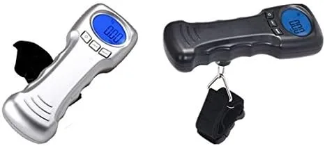 Miniatura 2 de YXYX Báscula colgante con pantalla LCD de 110.2 lbs de viaje, 5 piezas de alta precisión (precisión 0.35 oz, carga nominal 110.2 lbs)