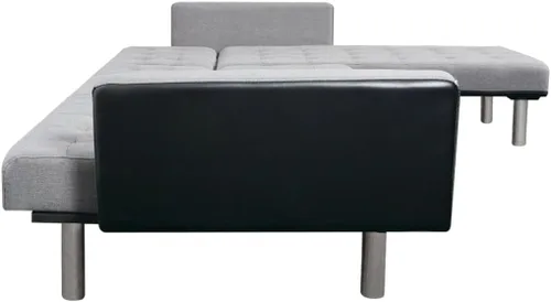 Miniatura 6 de Tela de sofá cama en forma de L, sofá club, sofá moderno, sofá VIP, sofá de vestíbulo, sofá cómodo, sofá de salón, sofá de balcón, sofá
