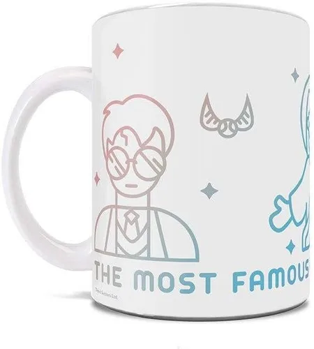Miniatura 58 de Trend Setters Harry Potter - Hufflepuff - Acuarela Hogwarts Chibi - Taza geek linda - para café, té, cacao o regalo WMUG815
