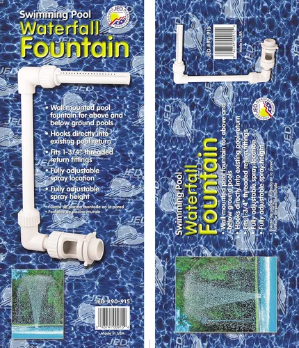 Miniatura 3 de JED Pool Tools Foutain 90-915 Deluxe - Fuente para piscina, color blanco