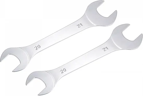 Miniatura 16 de uxcell Llave fina de extremo abierto, 0.315 in x 0.394 in, espejo métrico, acero de alto carbono, para mantenimiento doméstico y reparaciones
