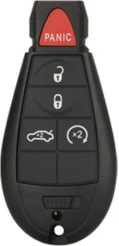 Miniatura 5 de Reemplazo para llavero remoto de entrada sin llave compatible con Chrysler Town and Country 2008-2015 Dodge Grand Caravan (3 botones)