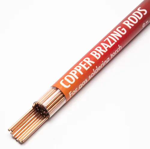 40 Varillas de Soldadura de Cobre BCuP-2 (5/64" x 9.8") 2mm de Fósforo Redondas Autoflujo para Soldadura de Latón Varillas de Soldadura para TIG