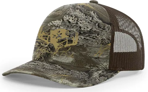 Miniatura 9 de Heritage Pride Sombrero de camionero de malla bordada para hombre de caza de pato de pesca de ciervos