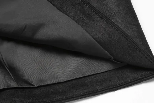 Miniatura 7 de COOFANDY Chaleco de traje de cuero de gamuza para hombre, chaleco occidental casual, chaleco ajustado