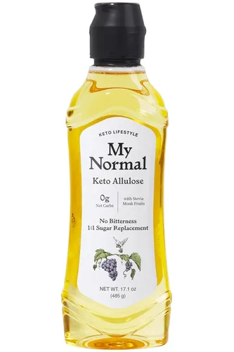 Miniatura 10 de My Normal Alulosa en polvo Keto de 16 onzas, mezcla de alulosa, fruta del monje y stevia, 99.8% de alulosa, sustituto de azúcar 1:1, sin OGM, sin