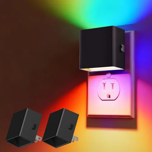 Miniatura 22 de L LOHAS LED - Luces nocturnas enchufables a la pared, [paquete de 2] luz nocturna enchufable con sensor de crepúsculo a amanecer, 3CCT