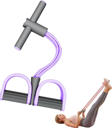 Miniatura 8 de Bandas de resistencia con pedal y asas - 2026 Nueva banda de fitness de goma multifuncional para entrenamiento de cuerpo completo, yoga