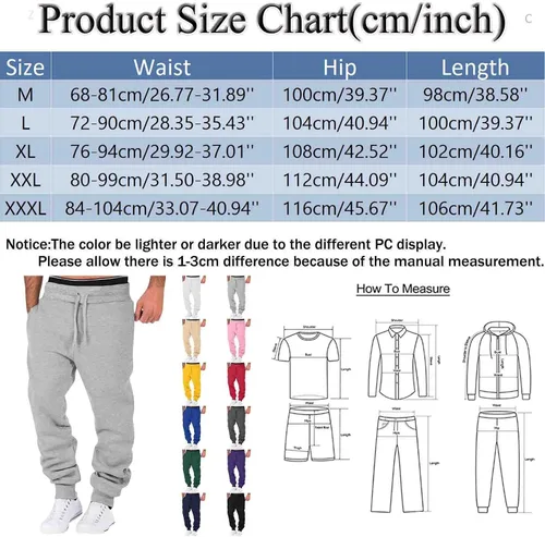 Miniatura 2 de Pantalones deportivos deportivos de forro polar para hombre, con bolsillo, casual, holgados, para estar en casa