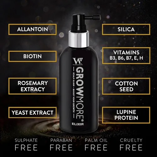 Miniatura 3 de Grow More® Elixir - Suero para el crecimiento del cabello sin enjuague para un cabello de aspecto más grueso y una mejor condición del cuero