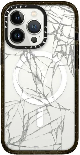Miniatura 138 de Funda Impact de CASETiFY para iPhone 13 Pro Max con Magsafe - Estuche Claro Cuento de Invierno - Claro Negro Estuche transparente Winter Tale