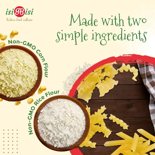 Miniatura 3 de isiBisi Muestra de pasta sin gluten, paquete de 3 – Penne, Baby Mafalda, Spirali Noodles – Sin OMG, vegano, fabricado en Italia