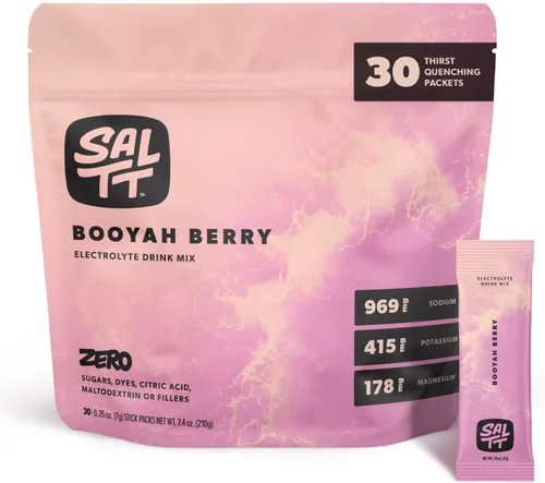 Miniatura 19 de SALTT Electrolytes Polvo Mezcla de Bebida Saborizada - Cherry Chill - 30 Paquetes de Hidratación - Magnesio, Potasio, Sodio, Oligoelementos - Sin