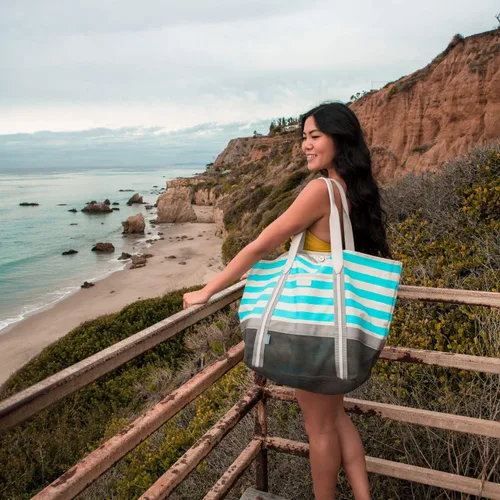 Miniatura 7 de CGEAR Sand-Free Tote Beach Bag IV Patented Sand-Free Technology, Water-resistant, and 3 Pockets