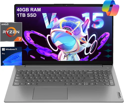 Miniatura 10 de Lenovo Laptop V15 Gen 4 para empresas (15.6" FHD antirreflejo, AMD Ryzen 7 7730U (Supera i7-1355U), 16GB RAM, 512GB SSD), teclado numérico, cámara