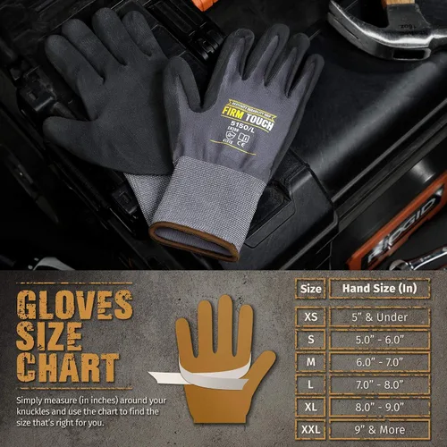 Miniatura 6 de Glove Station Pantalla táctil de alta destreza recubierta de palma de agarre extra resistente a cortes para uso general