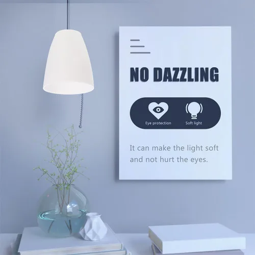 Miniatura 4 de SEWACC 2 unids pantalla de herradura inclinada lámpara de cabeza plana pantalla pantalla plástico blanco pantallas reemplazo lámpara de pie