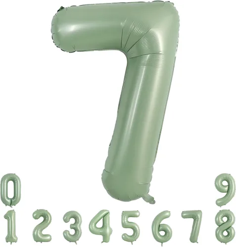 Miniatura 106 de TONIFUL 40 Inch Pastel Blue Number 8 Foil Balloons Large Mylar Foil Digital 8 Balloons for 8th Birthday, Gender Neutral Party, Baby Shower, Oro rosa