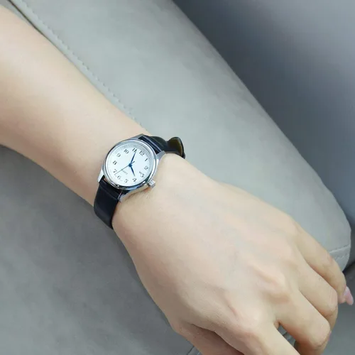 Miniatura 8 de WOCCI Correas de reloj elegantes, correas de repuesto de cuero genuino para hombres y mujeres, ancho de la correa 0.315 in, 0.394 in, 0.472 in