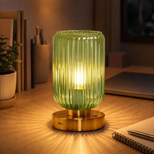 Miniatura 11 de LigthRound Touch Table Lamp for Bedroom, Cordless Bedside Small Table Lamp, Dimmable Rechargeable Battery Operated Lamp for Nightstand, Bedside