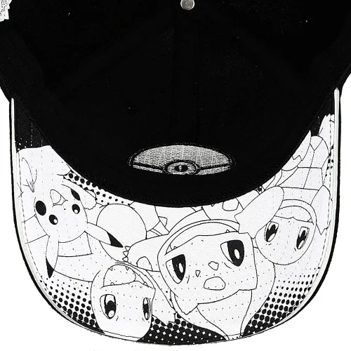 Miniatura 6 de Pokémon - Sombrero holográfico de poliuretano Pokeball negro Elite Flex