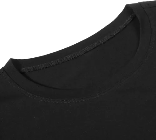 Miniatura 4 de Camiseta corta para mujer, cuello redondo, manga 3/4, casual, Y2K, linda camiseta corta para yoga