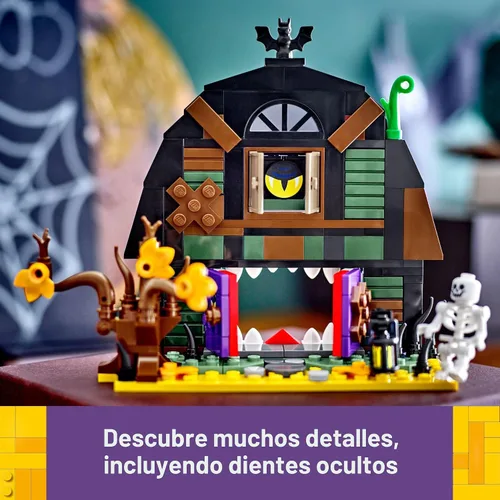 Miniatura 4 de LEGO - Juguete de construcción de granja de Halloween - Decoración de habitación y juego de rol para niños y niñas, a partir de 9 años - Juguetes
