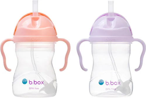 Miniatura 19 de b.box Vaso para sorber con popote pesado. Bebe desde cualquier ángulo, a prueba de fugas, a prueba de derrames, fácil agarre. Sin BPA, apto