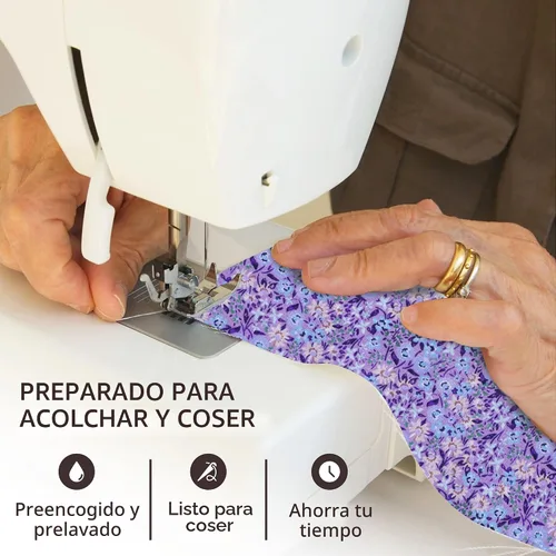 Miniatura 6 de Tinyspool & Co. Tiras de tela de rollo de gelatina para acolchar, manualidades y costura, paquete surtido de 40 tiras, algodón suave para manta