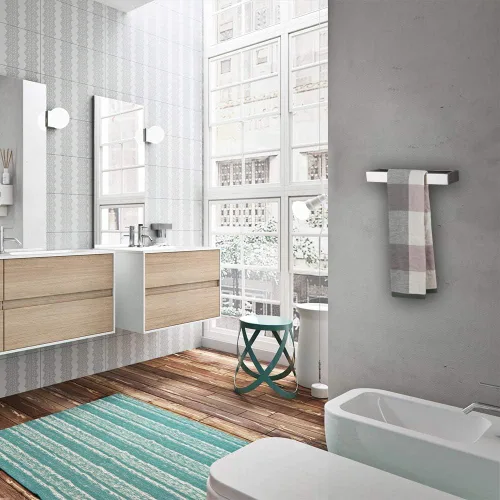Miniatura 3 de Toallero de mano SUS 304 de acero inoxidable para baño, cocina, garaje, resistente, montado en la pared, acabado cepillado