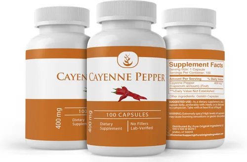 Miniatura 7 de Pure Original Ingredients Pimienta de Cayena, (100 cápsulas) siempre pura, sin aditivos ni rellenos, verificado por laboratorio